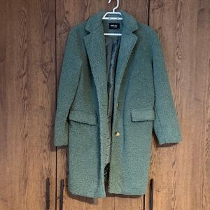 ONLY Women's Sage Lined Teddy Coat